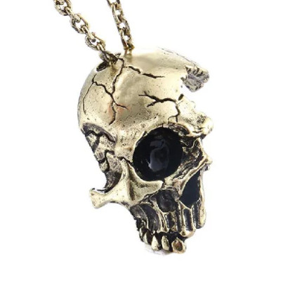 Kaklo papuošalas Oxygene Skull Bronze; 32x24mm Kaklo papuošalas Oxygene Skull Bronze; 32x24mm