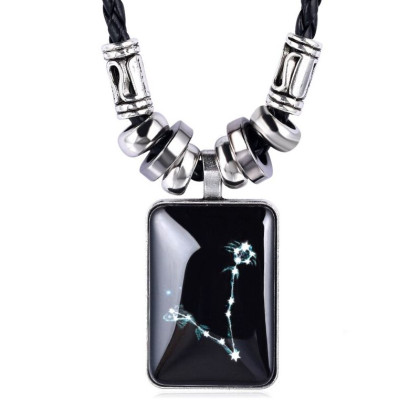 Kaklo papuošalas zodiako ženklas Žuvys Pisces; 3.5x2.6cm