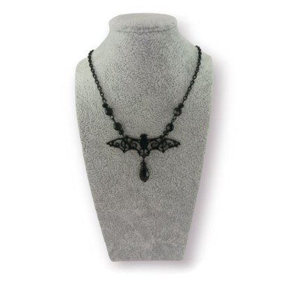 Kaklo papuošalas Bat Black; 52x36mm Kaklo papuošalas Bat Black; 52x36mm