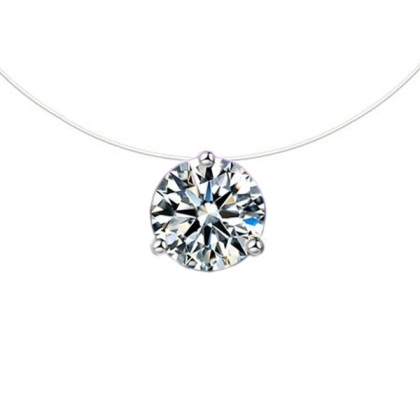 Kaklo papuošalas Crystal White 301; 8mm Kaklo papuošalas Crystal White 301; 8mm