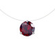 Kaklo papuošalas Crystal Red 303; 8mm