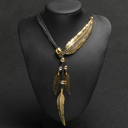 Kaklo papuošalas Wings Black Gold; 4.5-9cm Kaklo papuošalas Wings Black Gold; 4.5-9cm