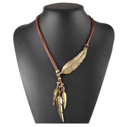 Kaklo papuošalas Wings Brown Gold; 4.5-9cm Kaklo papuošalas Wings Brown Gold; 4.5-9cm