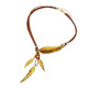 Kaklo papuošalas Wings Brown Gold; 4.5-9cm