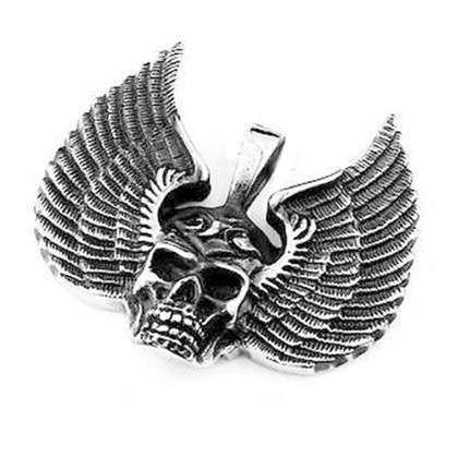 Kaklo papuošalas Skull Wings Two; 3.5x3.1cm Kaklo papuošalas Skull Wings Two; 3.5x3.1cm