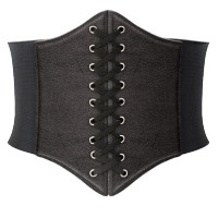 Korsetas Simple juodos spalvos; 68-80cm