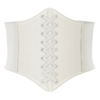 Korsetas Simple baltos spalvos; 68-80cm