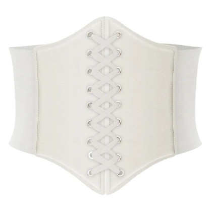 Korsetas Simple baltos spalvos; 68-80cm
