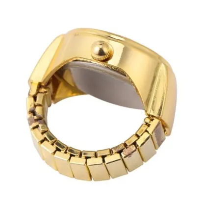 Laikrodis žiedas Bozhi Gold, kvarcinis; universalaus dydžio