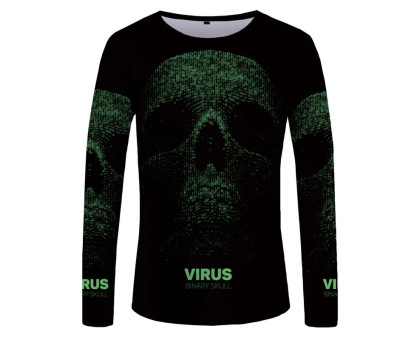 Marškinėliai ilgomis rankovėmis Virus; L, XL