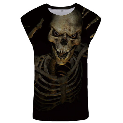 Marškinėliai be rankovių Mood Skull; L Marškinėliai be rankovių Mood Skull; L
