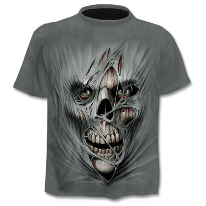 Marškinėliai trumpomis rankovėmis Mist Skull; L, XL Marškinėliai trumpomis rankovėmis Mist Skull; L, XL