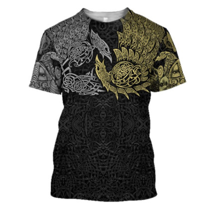 Marškinėliai trumpomis rankovėmis Nordic Gold; L, XL Marškinėliai trumpomis rankovėmis Nordic Gold; L, XL