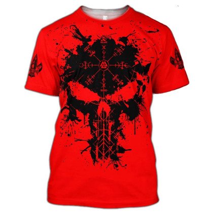Marškinėliai trumpomis rankovėmis Red Skull; L, XL Marškinėliai trumpomis rankovėmis Red Skull; L, XL