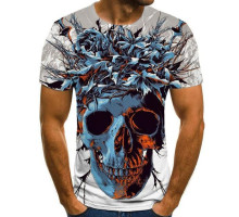 Marškinėliai trumpomis rankovėmis Skull Fiesta; L, XL