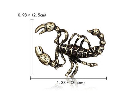 Segė Skorpionas; 2.5x4.2cm