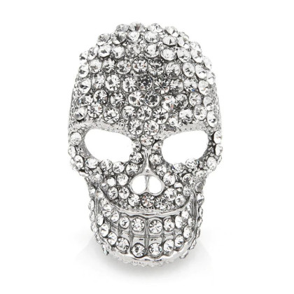 Segė Skull Crystal Silver; 4.2x2.7cm Segė Skull Crystal Silver; 4.2x2.7cm