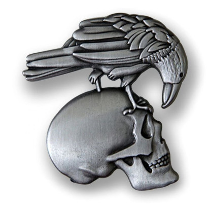 Segė Skull Metal Crow; 5.3x4.7cm Segė Skull Metal Crow; 5.3x4.7cm
