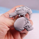 Segė Skull Metal Crow; 5.3x4.7cm