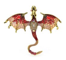 Segė Slibinas Dragon Red; 6.2x7cm