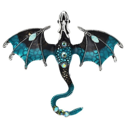 Segė Slibinas Dragon Blue; 6.2x7cm Segė Slibinas Dragon Blue; 6.2x7cm