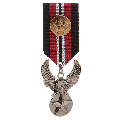 Medalis Silver Star Eagle; 8x3cm Medalis Silver Star Eagle; 8x3cm