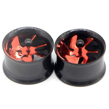 Auskarai tuneliai Propeller Red Black, 2vnt; 8mm, 10mm, 12mm Auskarai tuneliai Propeller Red Black, 2vnt; 8mm, 10mm, 12mm