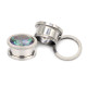 Auskarai tuneliai Diamond White Rainbow, 2vnt; 8mm, 10mm, 12mm, 14mm