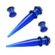 Ausų tunelių išplėtėjų rinkinys Spike Blue; 4mm, 5mm, 6mm, 8mm, 10mm