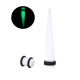 Ausų tunelių išplėtėjų rinkinys Spike Glowing; 4mm, 5mm, 6mm, 8mm, 10mm