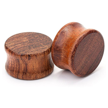 Auskarai tuneliai mediniai Wood Plug, 2 vnt; 8mm, 10mm, 12mm, 14mm, 16mm, 18mm, 20mm Auskarai tuneliai mediniai Wood Plug, 2 vnt; 8mm, 10mm, 12mm, 14mm, 16mm, 18mm, 20mm