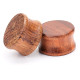 Auskarai tuneliai mediniai Wood Plug, 2 vnt; 8mm, 10mm, 12mm, 14mm, 16mm, 18mm, 20mm