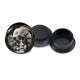 Auskarai tuneliai Acryl Time Skull, 2vnt; 8mm, 10mm, 12mm, 14mm, 16mm