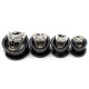 Auskarai tuneliai Wild Cat Black, 2 vnt; 8mm, 10mm, 12mm, 14mm, 16mm