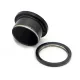 Auskarai tuneliai Moon Acryl, 2vnt; 8mm, 10mm, 12mm, 14mm, 16mm, 18mm