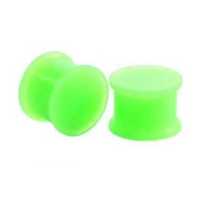 Auskarai tuneliai silikoniniai kamščiai Soft Green Plug, 2vnt; 4mm, 6mm, 8mm, 10mm, 12mm, 14mm Auskarai tuneliai silikoniniai kamščiai Soft Green Plug, 2vnt; 4mm, 6mm, 8mm, 10mm, 12mm, 14mm