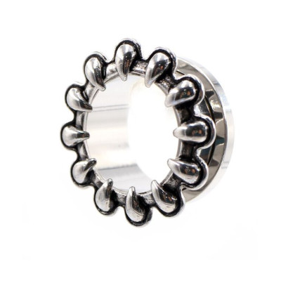 Auskarai tuneliai Claws Silver, 2vnt; 8mm, 10mm, 12mm, 14mm, 16mm, 19mm, 22mm Auskarai tuneliai Claws Silver, 2vnt; 8mm, 10mm, 12mm, 14mm, 16mm, 19mm, 22mm
