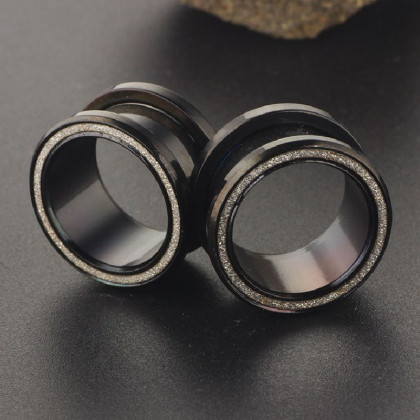 Auskarai tuneliai Steel Planet Black, 2vnt; 6mm, 8mm, 10mm, 12mm, 14mm, 16mm Auskarai tuneliai Steel Planet Black, 2vnt; 6mm, 8mm, 10mm, 12mm, 14mm, 16mm