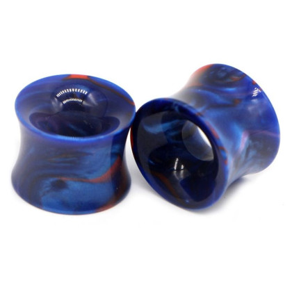 Auskarai tuneliai Glass Blue Sky 2vnt; 8mm, 10mm, 12mm, 14mm Auskarai tuneliai Glass Blue Sky 2vnt; 8mm, 10mm, 12mm, 14mm