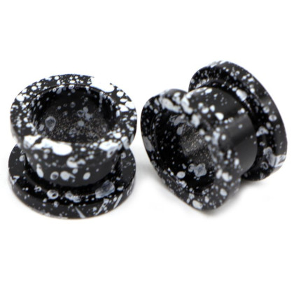 Auskarai tuneliai Marble Black, 2vnt; 6mm, 8mm, 10mm, 12mm, 14mm, 16mm Auskarai tuneliai Marble Black, 2vnt; 6mm, 8mm, 10mm, 12mm, 14mm, 16mm