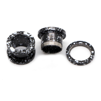 Auskarai tuneliai Marble Black, 2vnt; 6mm, 8mm, 10mm, 12mm, 14mm, 16mm Auskarai tuneliai Marble Black, 2vnt; 6mm, 8mm, 10mm, 12mm, 14mm, 16mm