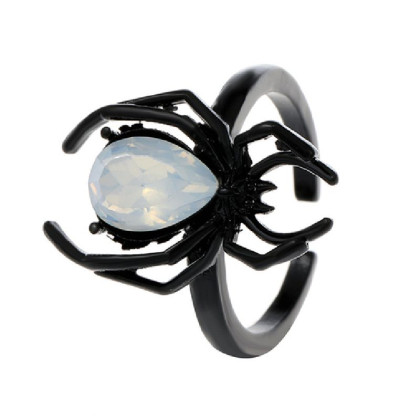 Žiedas Spider Opal Black; 17.5-21 pritaikomo dydžio Žiedas Spider Opal Black; 17.5-21 pritaikomo dydžio