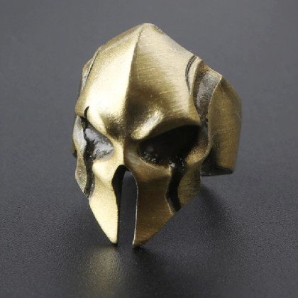 Žiedas Odin Helmet Bronze; 17-21 pritaikomo dydžio Žiedas Odin Helmet Bronze; 17-21 pritaikomo dydžio