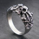 Žiedas Spider Skull silver; 17.5, 18, 19, 19.5, 20.5, 21.5, 22.5, 23 dydžio