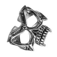 Žiedas Fly skull; 17.5-20 pritaikomo dydžio