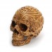 Dekoracija 3D kaukolė Calavera Medium Brown; 14x12x10cm