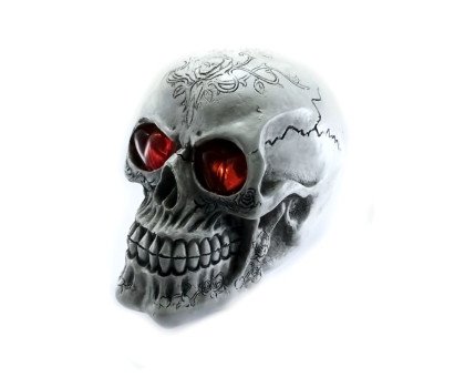 Dekoracija 3D kaukolė Princas; 14.5x12x10cm
