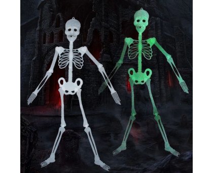 Dekoracija Skeleton sviecianti tamsoje; 30cm