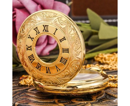 Laikrodis kišeninis Retro Gold; kvarcinis