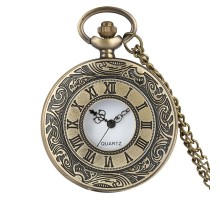 Laikrodis kišeninis Retro Bronze; kvarcinis